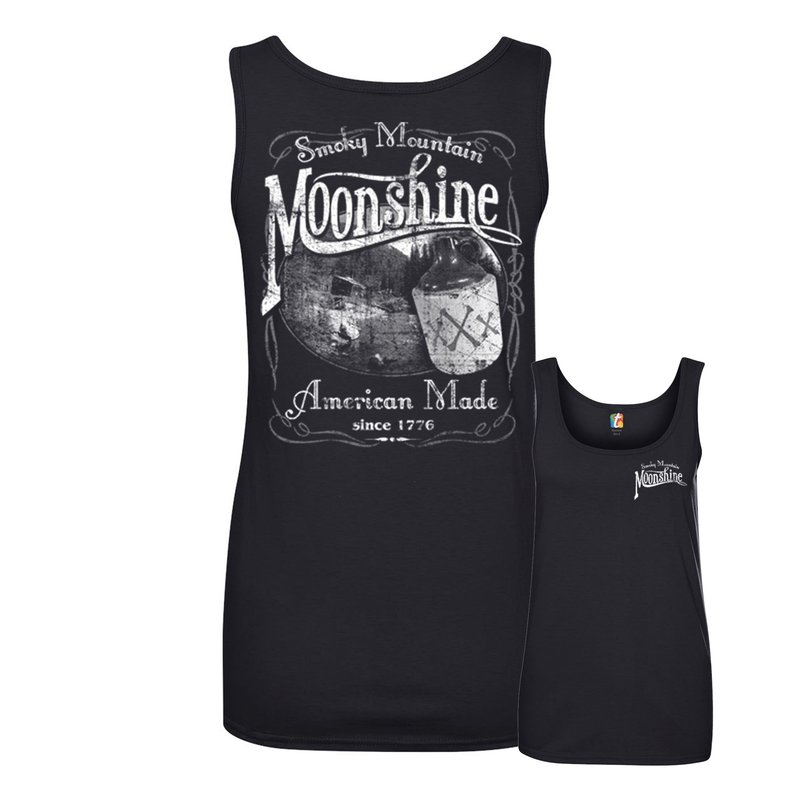 Smoky Mountain Moonshine Women’s Tank Top Tennessee Whiskey Top
