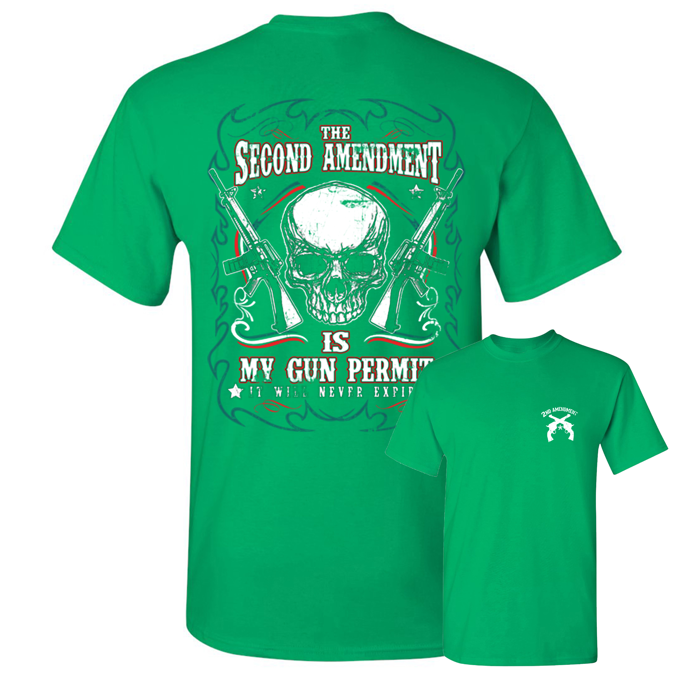 2nd Amendment Is My Gun Permit T-Shirt Gun Rights Tee Shirt