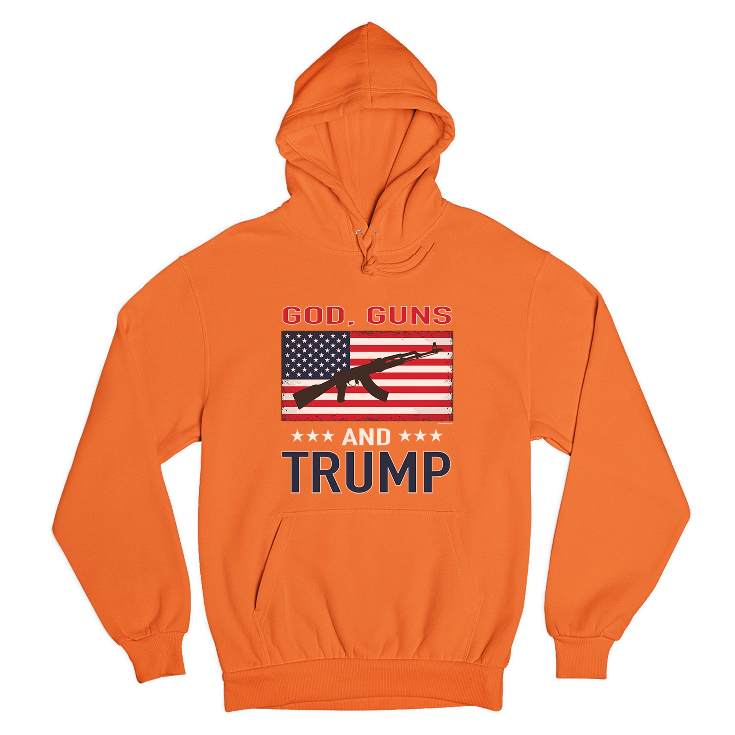 Make America Great Again Hoodie American Eagle Trump Flag Funny Tee Sweater 